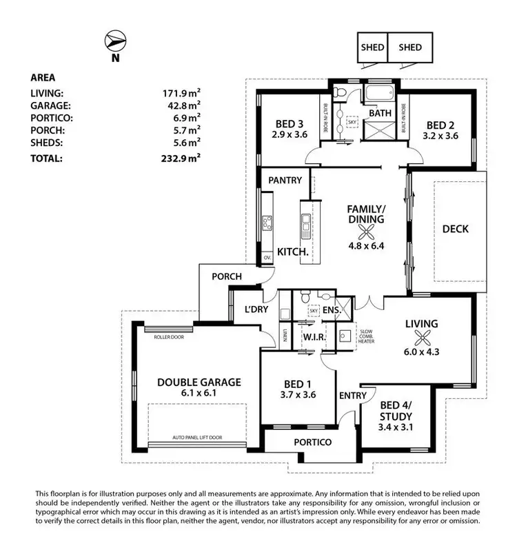 Floorplan of Homely house listing, 3 Jenkinson Drive, Mount Barker SA 5251