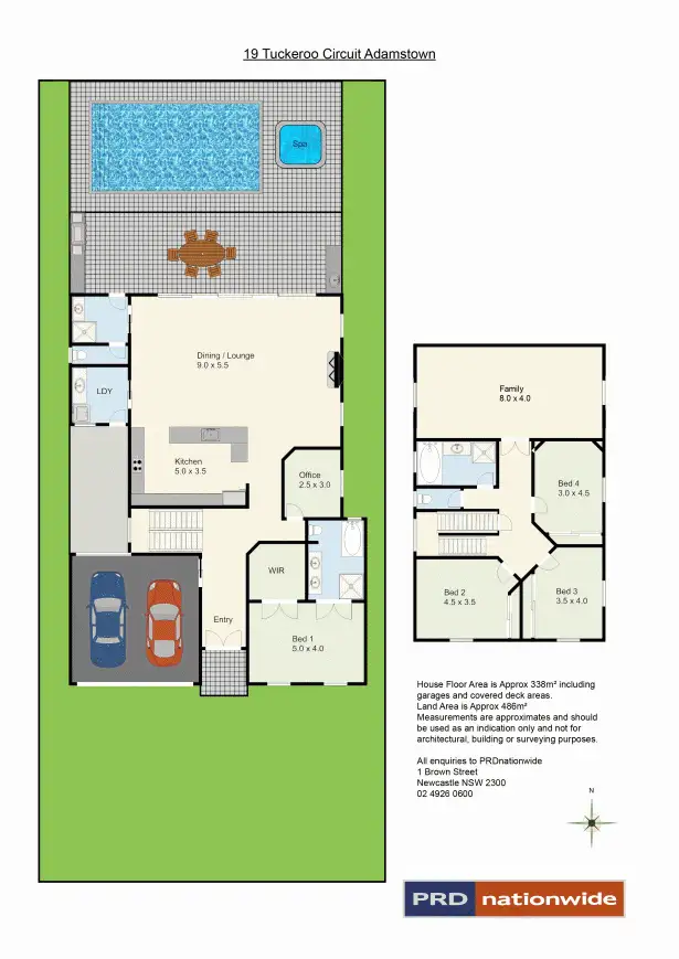 Floorplan of Homely house listing, 19 Tuckeroo Circuit, Adamstown NSW 2289