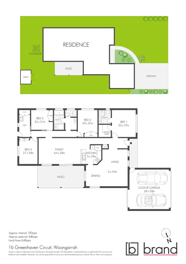 Floorplan of Homely house listing, 16 Greenhaven Circuit, Woongarrah NSW 2259