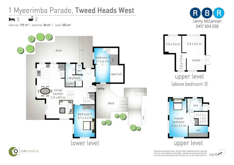Floorplan of Homely house listing, 1 Myeerimba Parade, Tweed Heads West NSW 2485