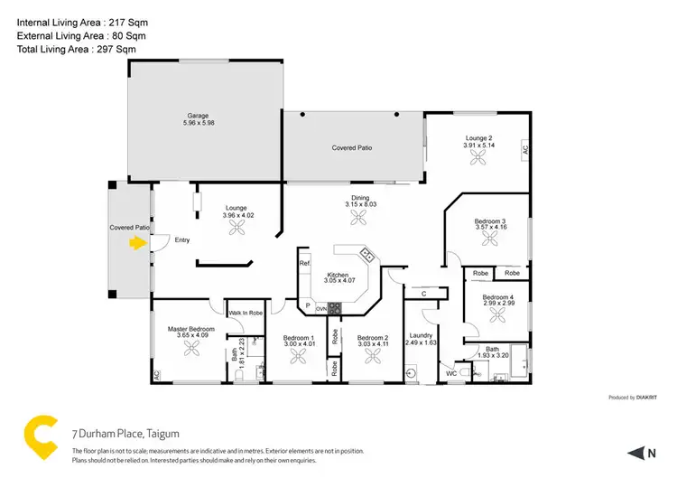 Floorplan of Homely house listing, 7 Durham Place, Taigum QLD 4018