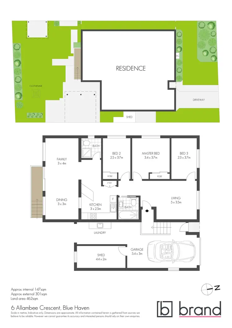 Floorplan of Homely house listing, 6 Allambee Crescent, Blue Haven NSW 2262
