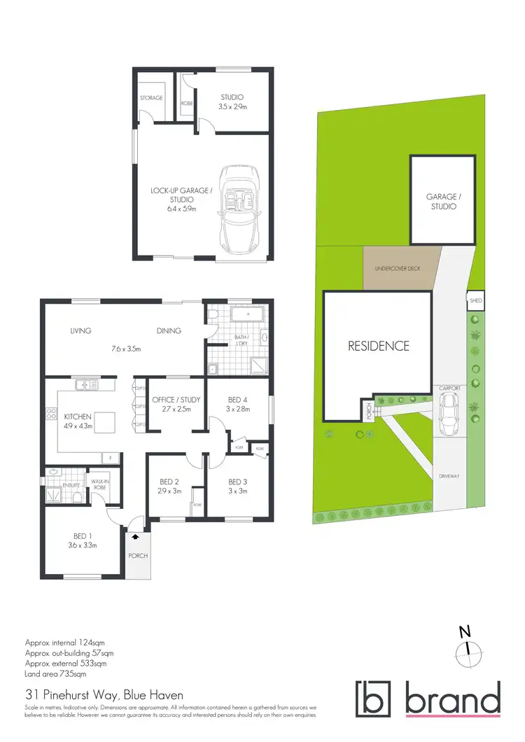 Floorplan of Homely house listing, 31 Pinehurst Way, Blue Haven NSW 2262