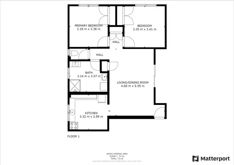 Floorplan of Homely unit listing, 4/10 Minorie Drive, Toormina NSW 2452