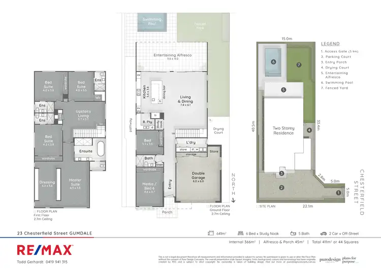 Floorplan of Homely house listing, 23 Chesterfield Street, Gumdale QLD 4154
