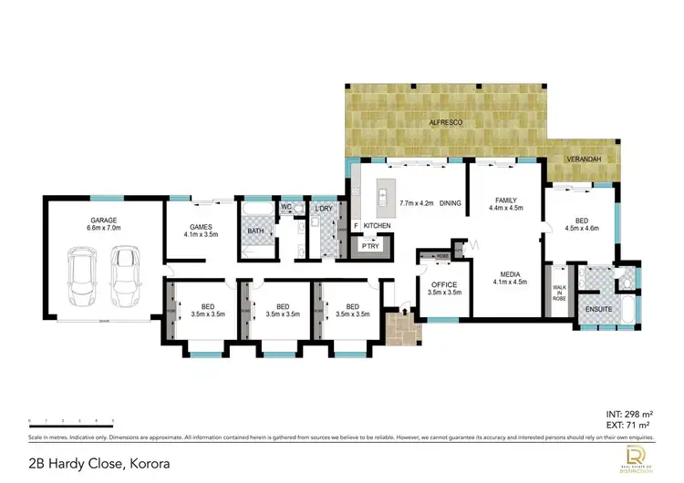 Floorplan of Homely house listing, 2B Hardy Close, Korora NSW 2450