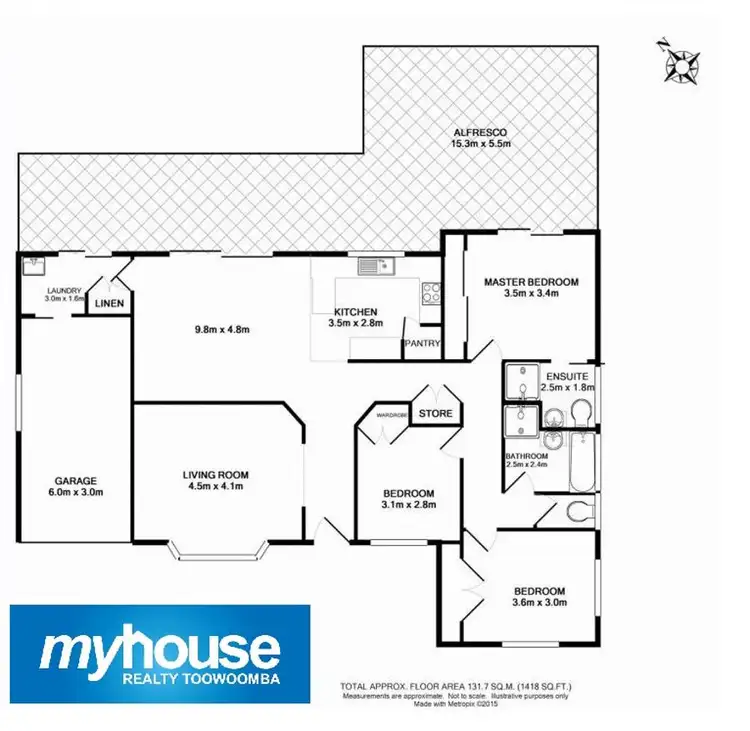 Floorplan of Homely house listing, 33 Gainsborough Drive, Glenvale QLD 4350