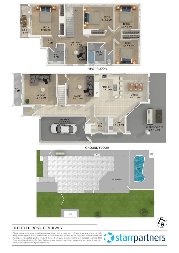 Floorplan of Homely house listing, 20 Butler Road, Pemulwuy NSW 2145
