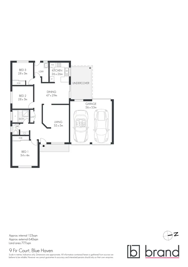 Floorplan of Homely house listing, 9 Fir Court, Blue Haven NSW 2262