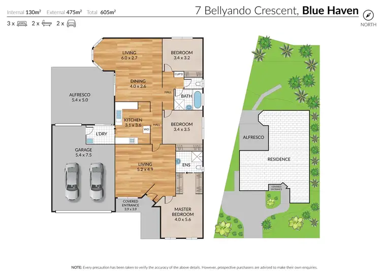Floorplan of Homely house listing, 7 Belyando Crescent, Blue Haven NSW 2262