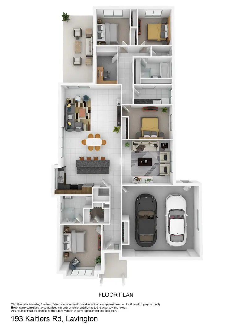 Floorplan of Homely house listing, 193 Kaitlers Rd, Lavington NSW 2641