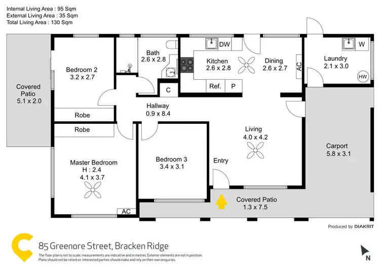 Floorplan of Homely house listing, 85 Greenore Street, Bracken Ridge QLD 4017