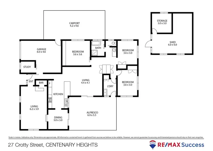 Floorplan of Homely house listing, 27 Crotty Street, Centenary Heights QLD 4350