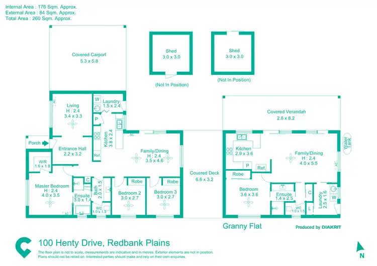 Floorplan of Homely house listing, 100 Henty Drive, Redbank Plains QLD 4301