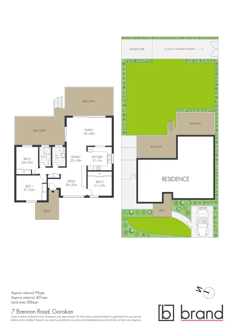Floorplan of Homely house listing, 7 Brennon Road, Gorokan NSW 2263