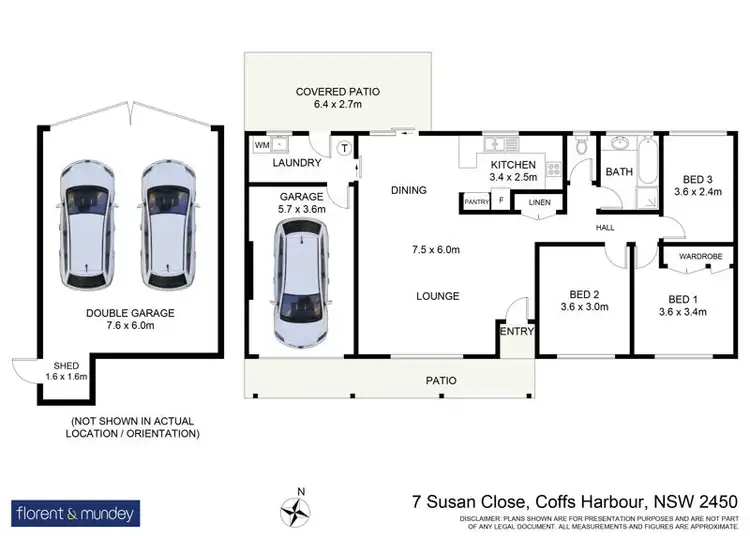 Floorplan of Homely house listing, 7 Susan Cl, Coffs Harbour NSW 2450