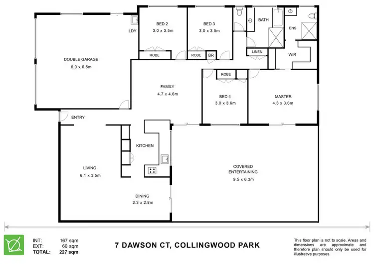Floorplan of Homely house listing, 7 Dawson Court, Collingwood Park QLD 4301