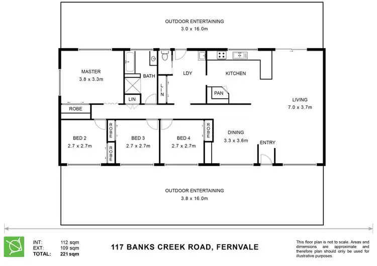 Floorplan of Homely house listing, 117 Banks Creek Road, Fernvale QLD 4306