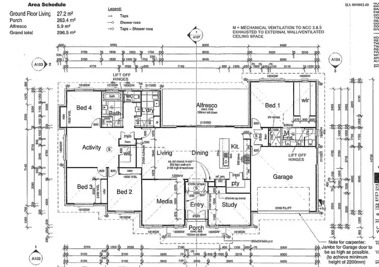 Floorplan of Homely house listing, 23 McHale way, Willowbank QLD 4306