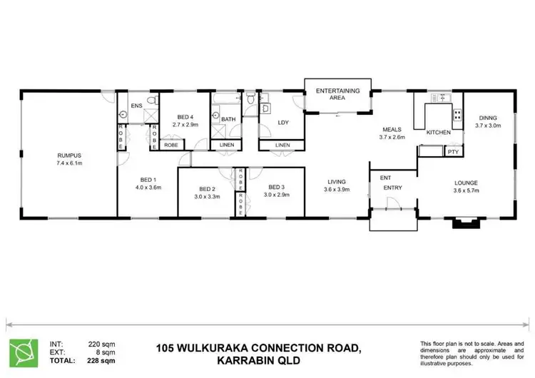 Floorplan of Homely house listing, 105 Wulkuraka Connection Road, Karrabin QLD 4306