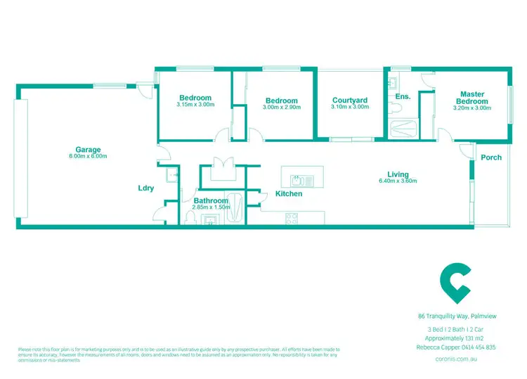 Floorplan of Homely house listing, 86 Tranquility Way, Palmview QLD 4553
