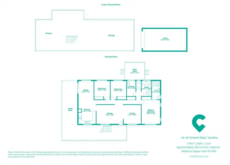 Floorplan of Homely house listing, 46-48 Tanawha Road, Tanawha QLD 4556