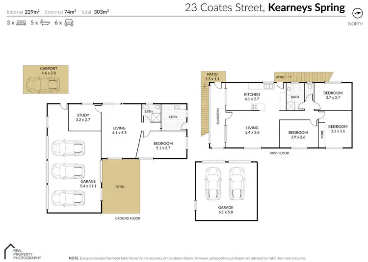 Floorplan of Homely house listing, 23 Coates Street, Kearneys Spring QLD 4350