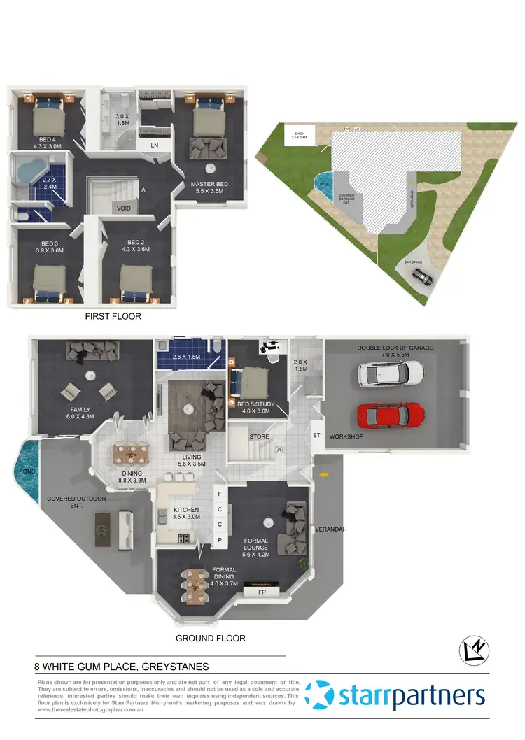 Floorplan of Homely house listing, 8 White Gum Place, Greystanes NSW 2145