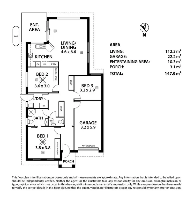 Floorplan of Homely house listing, 36 Uplands Drive, Murray Bridge SA 5253