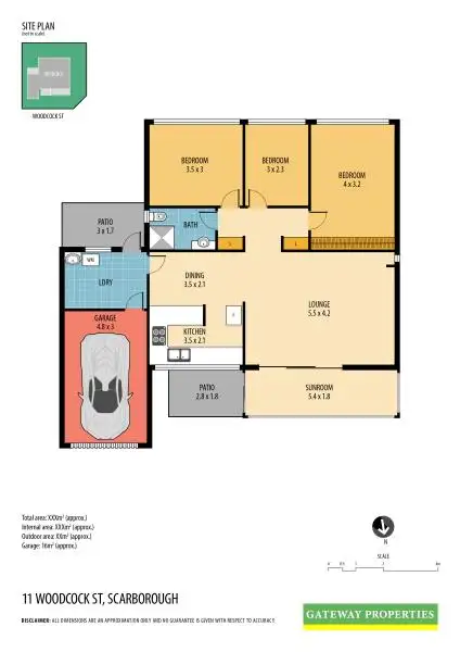 Floorplan of Homely house listing, 11 WOODCOCK STREET, Scarborough QLD 4020