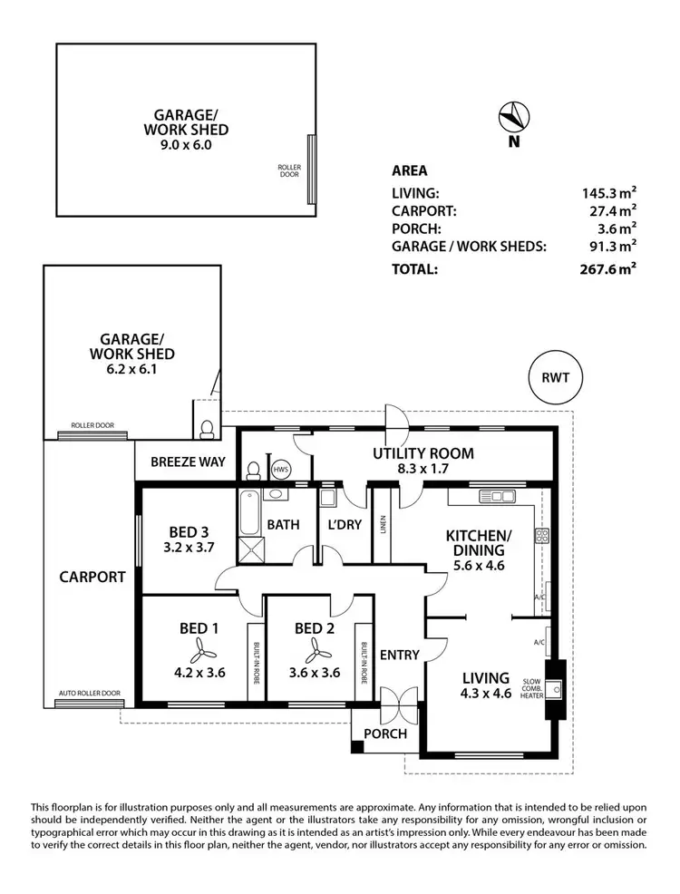 Floorplan of Homely house listing, 49 Myall Avenue, Murray Bridge SA 5253
