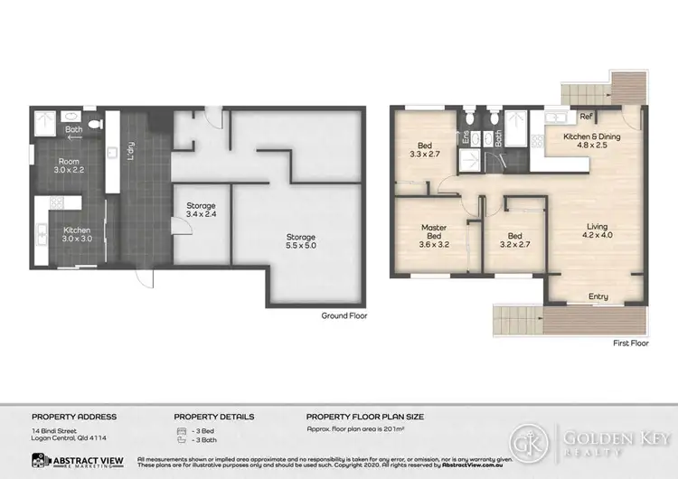 Floorplan of Homely house listing, 14 Bindi Street, Logan Central QLD 4114