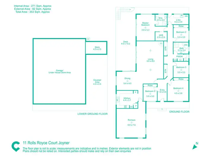 Floorplan of Homely house listing, 11 Rolls Royce Court, Joyner QLD 4500