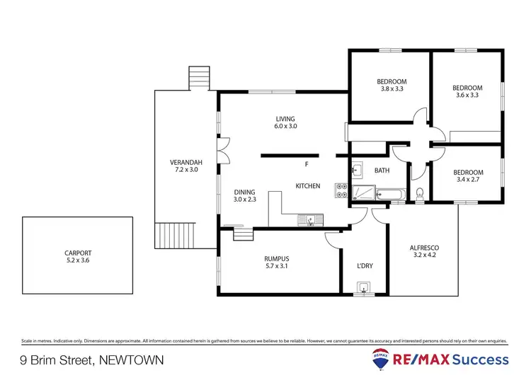 Floorplan of Homely house listing, 9 Brim Street, Newtown QLD 4350