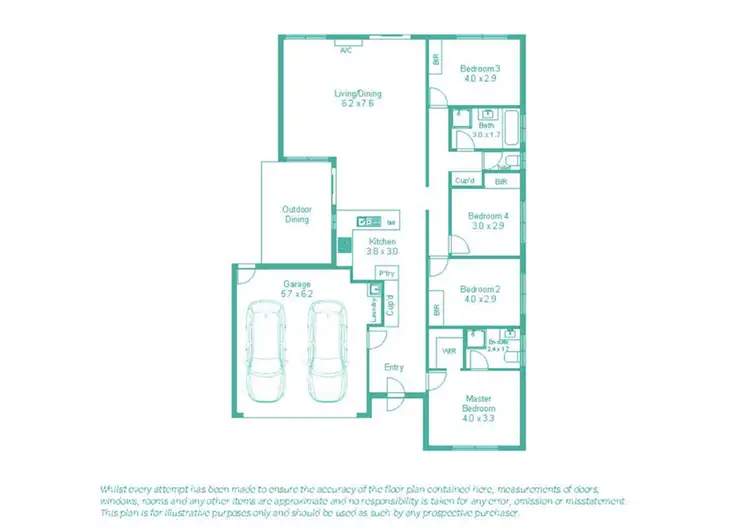 Floorplan of Homely house listing, 34 Nicole Street, Bracken Ridge QLD 4017