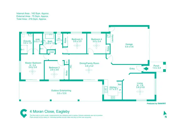 Floorplan of Homely house listing, 4 Moran Close, Eagleby QLD 4207