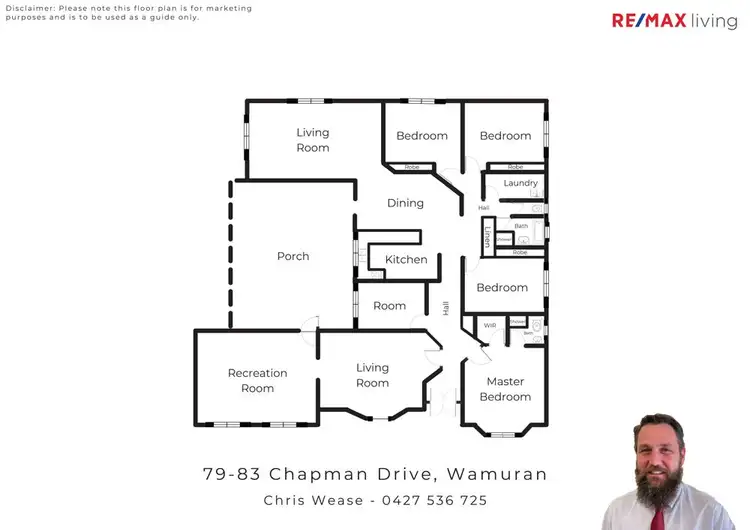 Floorplan of Homely house listing, 79-83 Chapman Drive, Wamuran QLD 4512