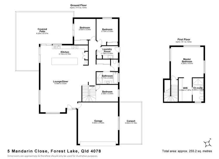 Floorplan of Homely house listing, 5 Mandarin Cl, Forest Lake QLD 4078