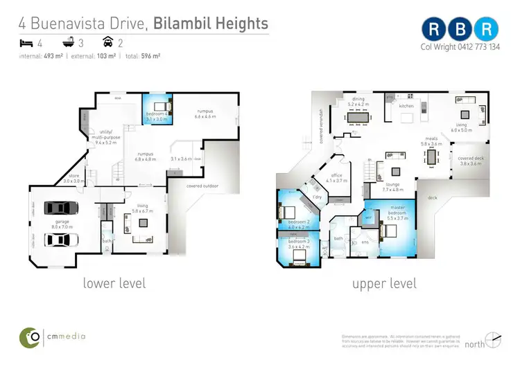 Floorplan of Homely house listing, 4 Buenavista Drive, Bilambil Heights NSW 2486