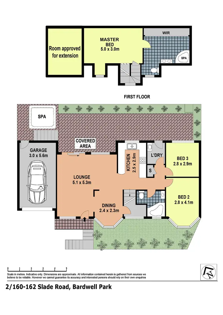 Floorplan of Homely townhouse listing, 2/160-162 Slade Road, Bardwell Park NSW 2207