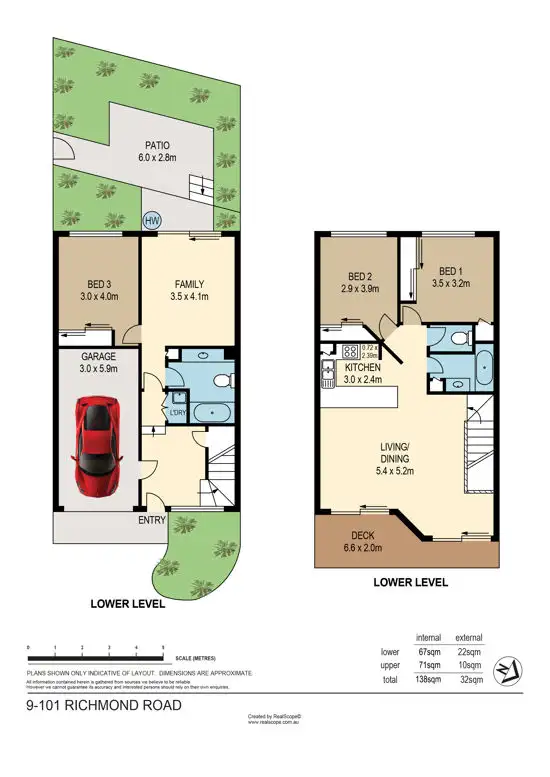 Floorplan of Homely townhouse listing, 9/101 Richmond Rd, Morningside QLD 4170