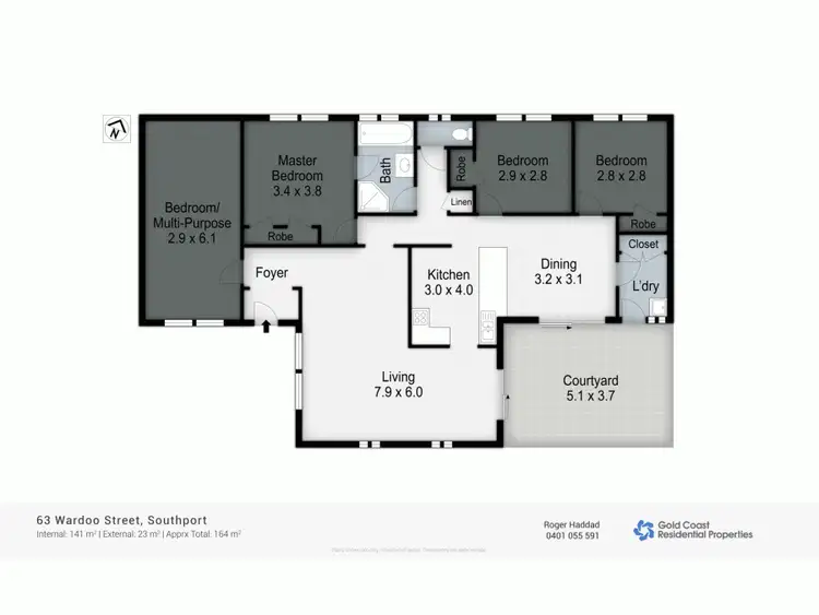 Floorplan of Homely house listing, 63 Wardoo Street, Southport QLD 4215