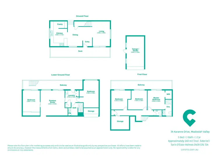 Floorplan of Homely house listing, 7A Karanne Drive, Mooloolah Valley QLD 4553