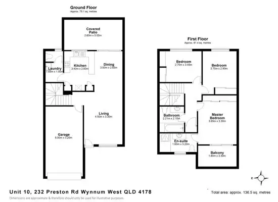 Floorplan of Homely townhouse listing, 10 232 Preston Road, Wynnum West QLD 4178