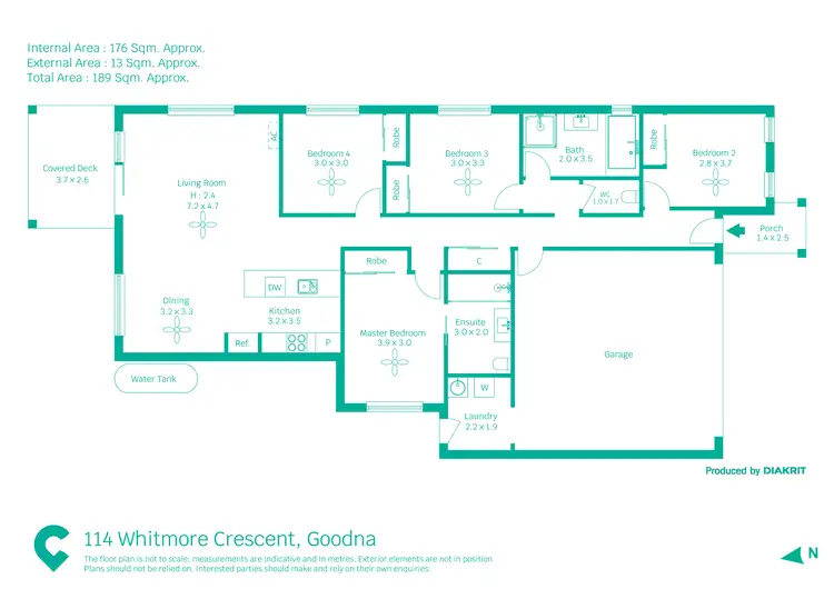 Floorplan of Homely house listing, 114 Whitmore Crescent, Goodna QLD 4300