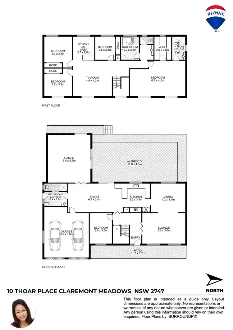 Floorplan of Homely house listing, 10 THOAR PLACE, Claremont Meadows NSW 2747