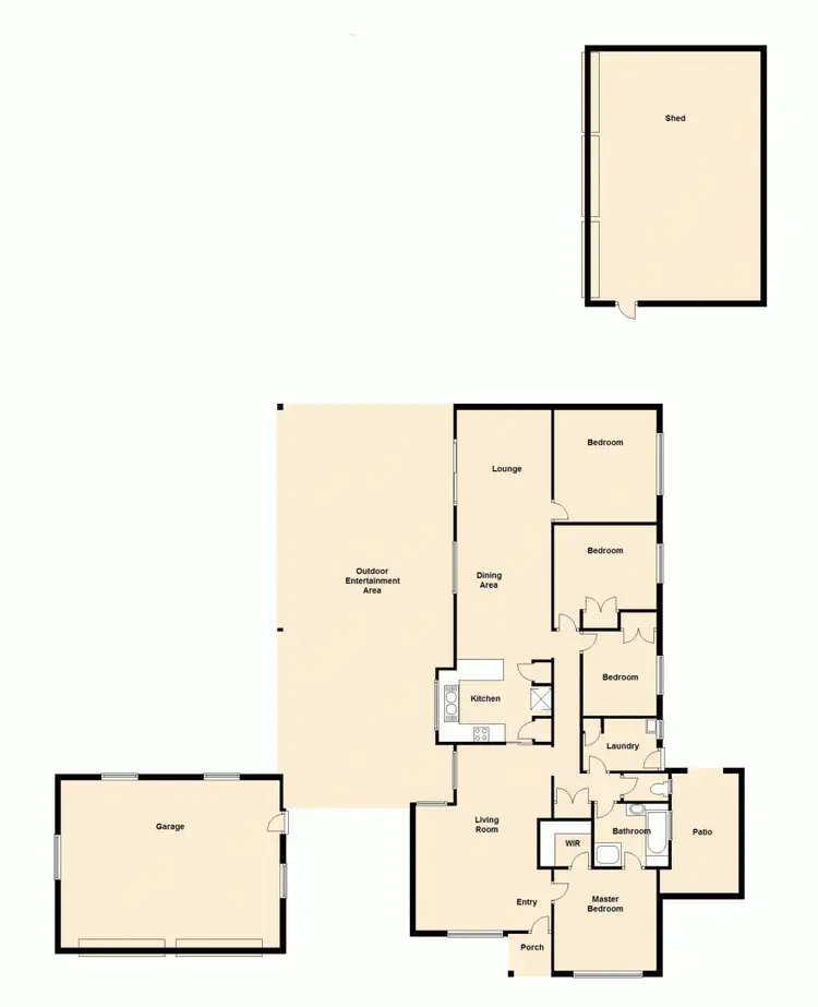 Floorplan of Homely rural property listing, 113-127 Maitland Road, Burpengary QLD 4505