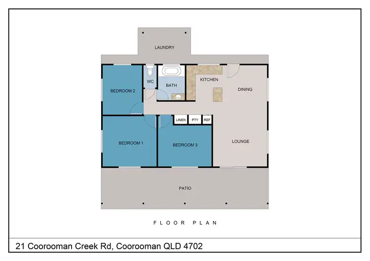Floorplan of Homely rural property listing, 21 Coorooman Creek Road, Coorooman QLD 4702