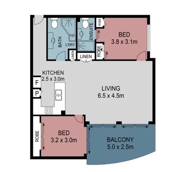 Floorplan of Homely apartment listing, Address available on request