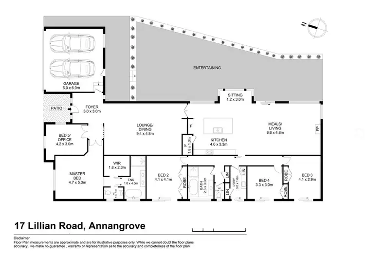 Floorplan of Homely house listing, 17 Lillian Road, Annangrove NSW 2156